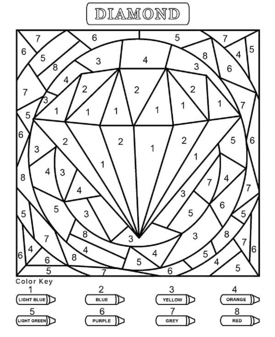 Diamond Color By Number Color By Number