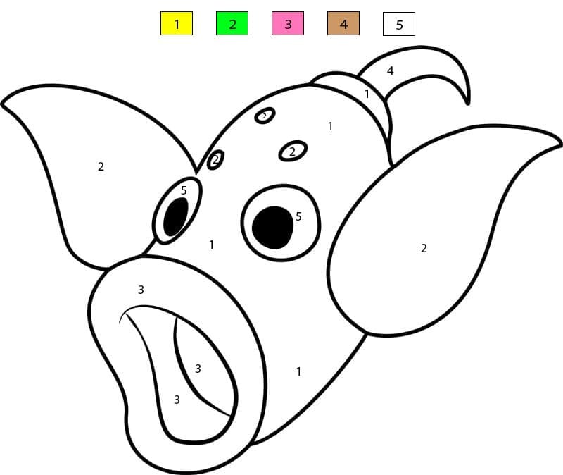 Weepinbell Pokemon Color By Number