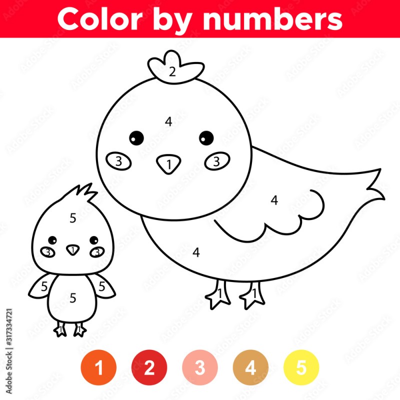 Chicken Color By Number