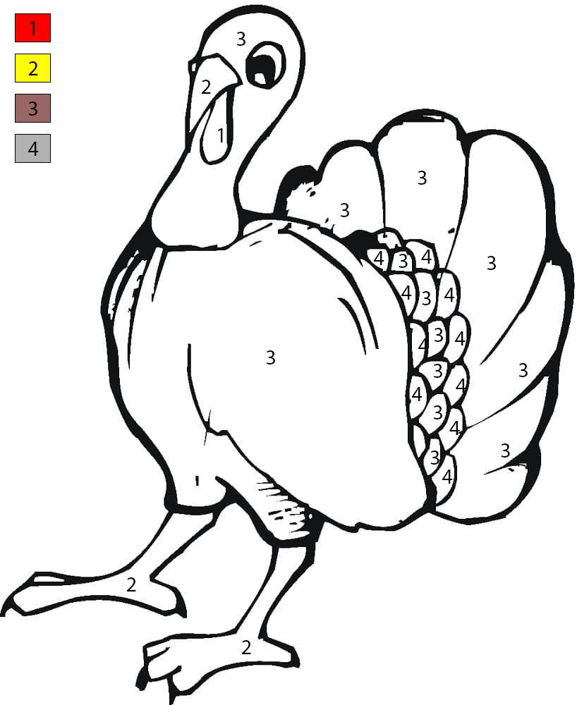 Free Drawing of Turkey