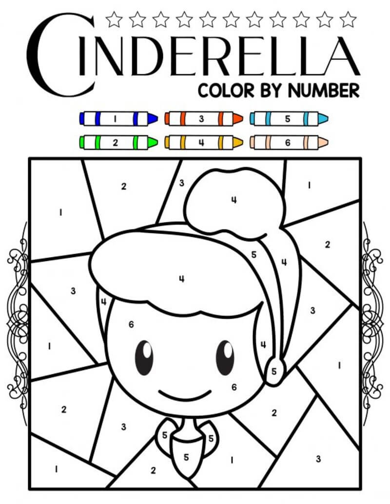 Disney Princesscolor by number