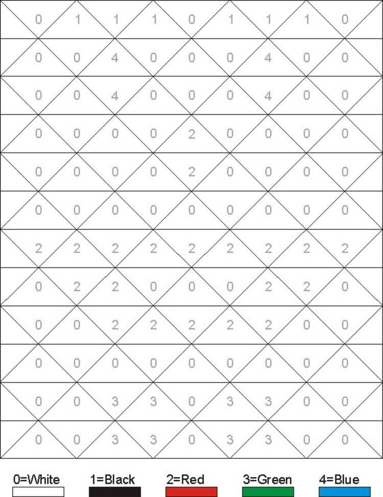 Find the mystery color by number