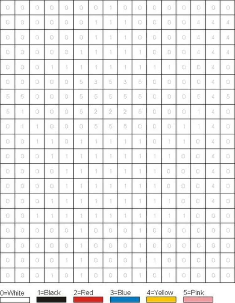 Hidden pictures color by number