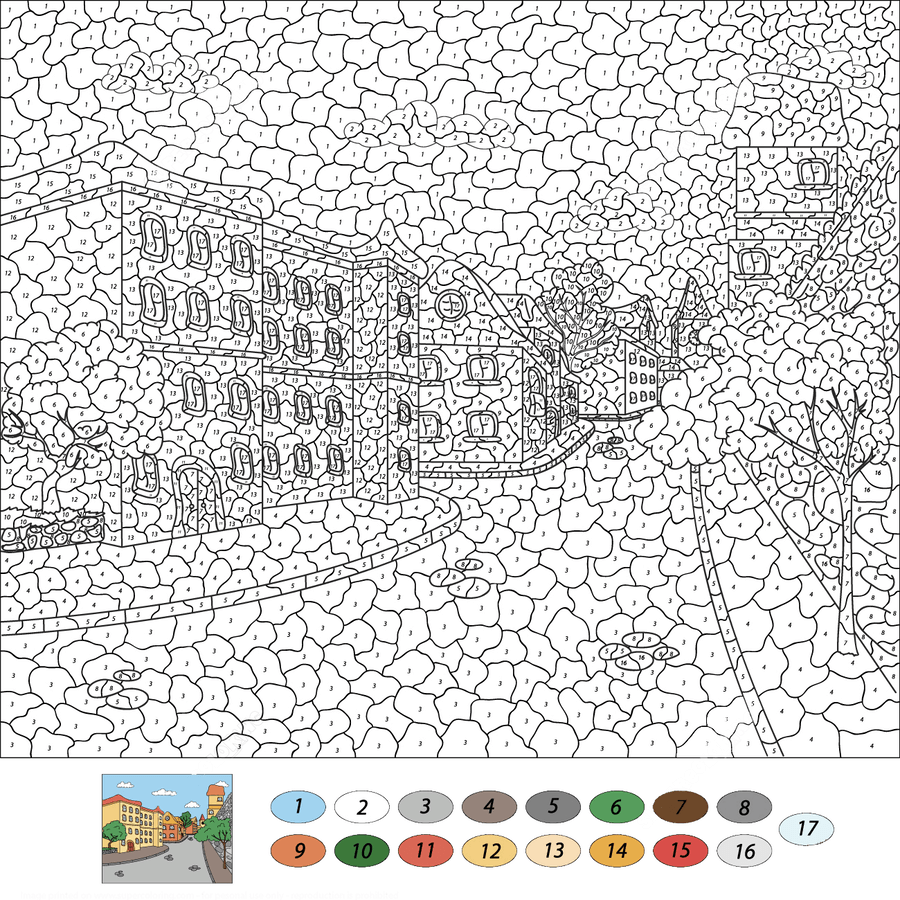 Hard & Difficult Color By Number