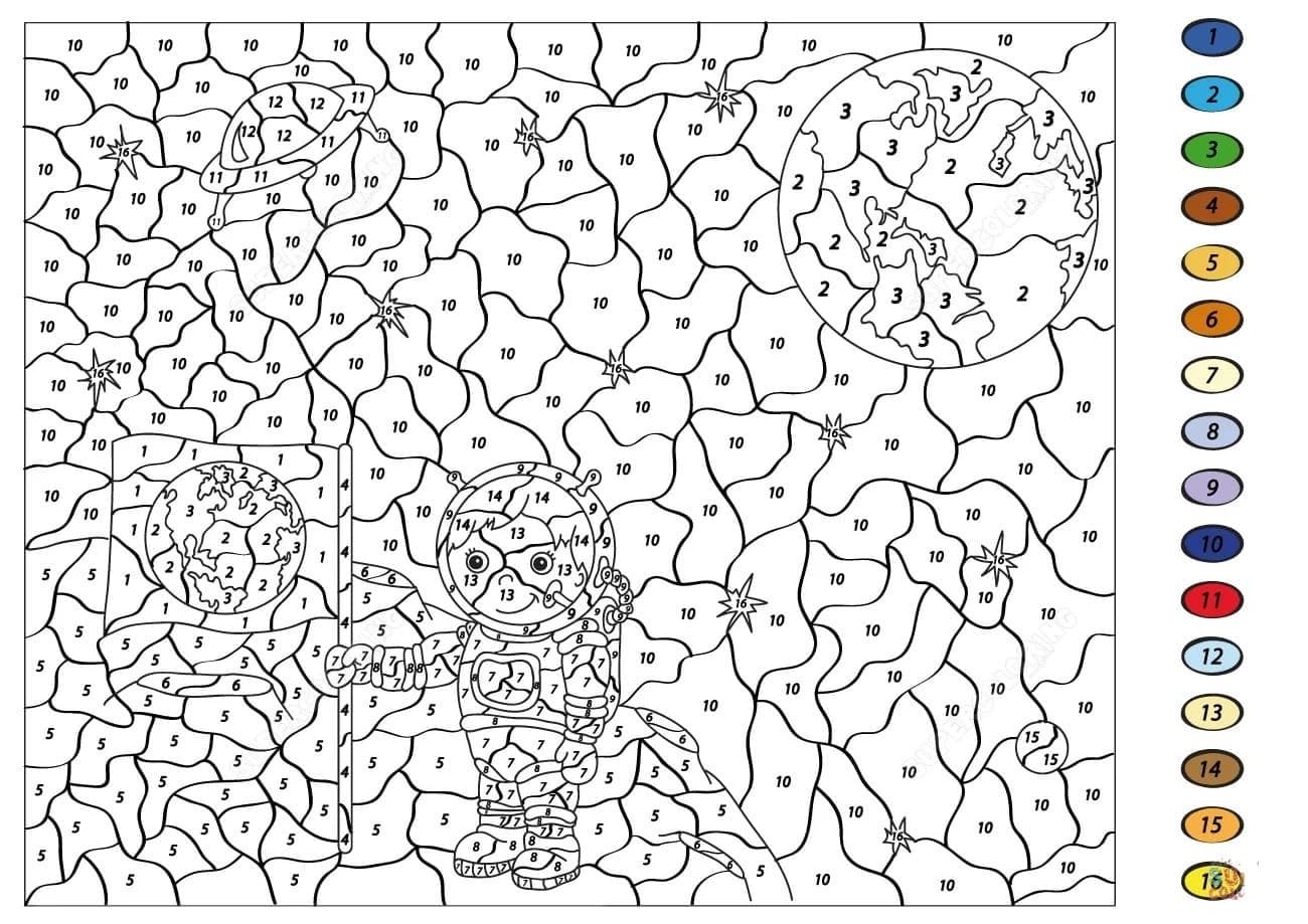 Very Difficult Color By Number