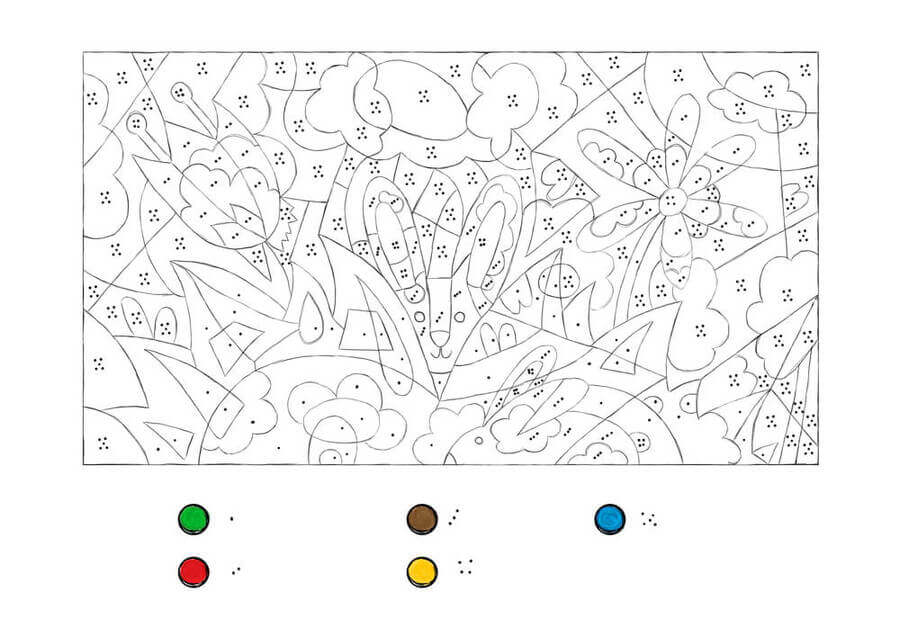 Difficult Gardens color by number