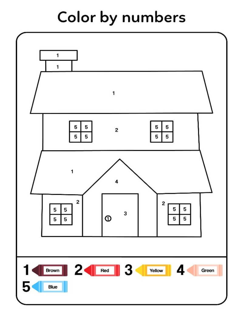 Good house color by number