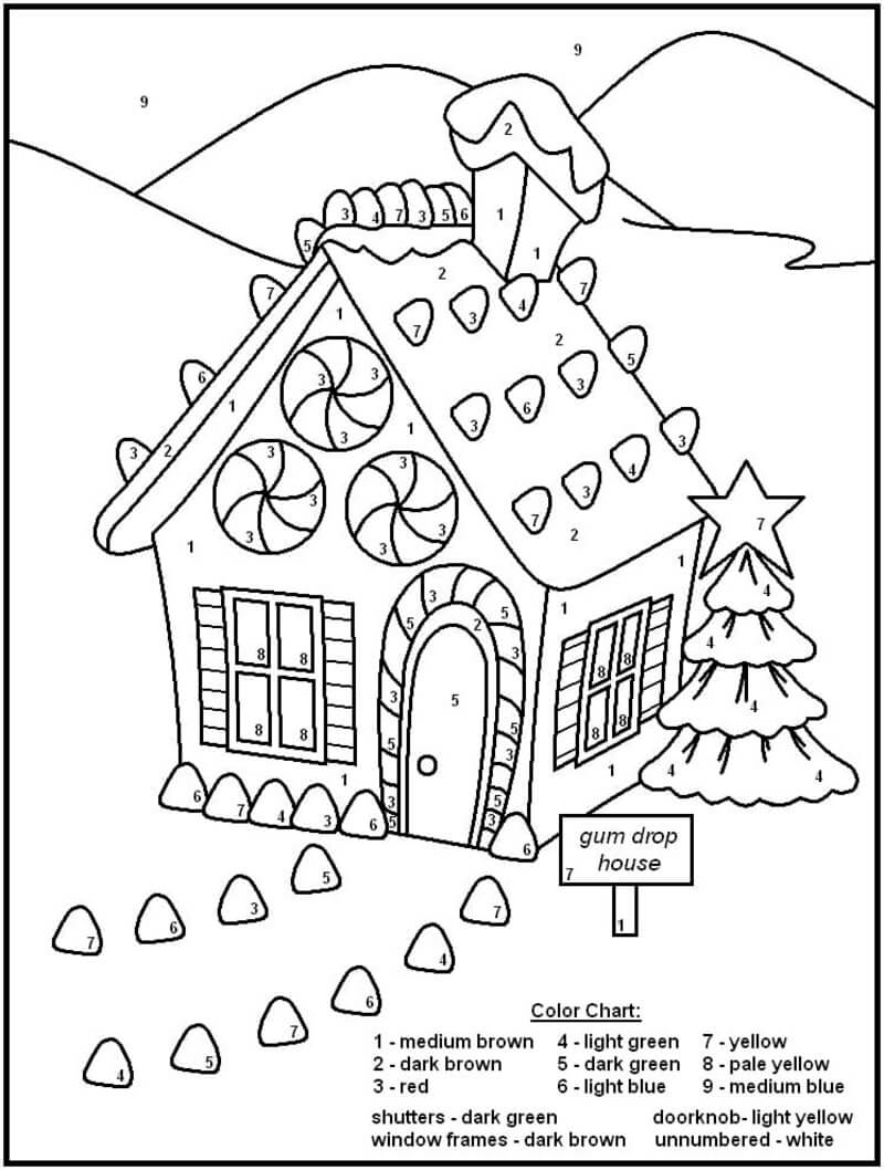 House  Color By Number