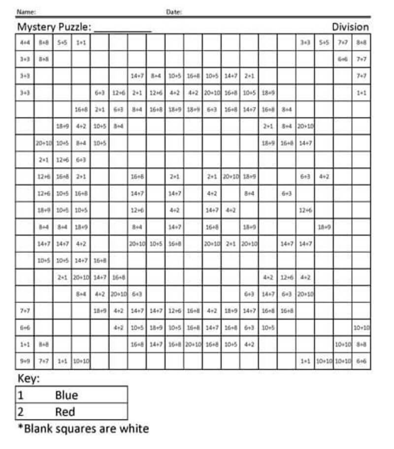 Chicago Cubs Baseball Division color by number