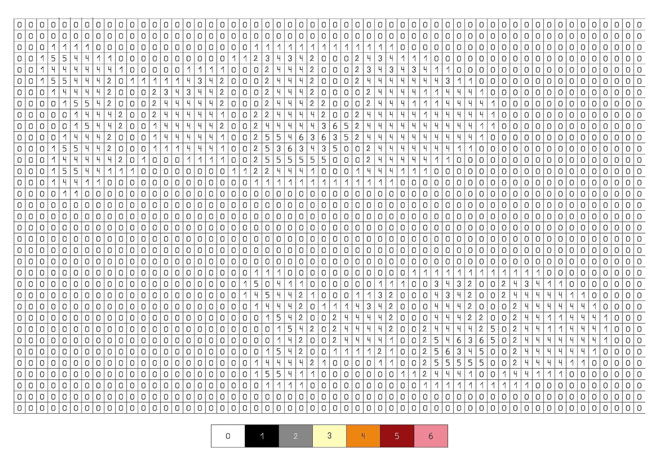 Goldfish Pixel Color by Number