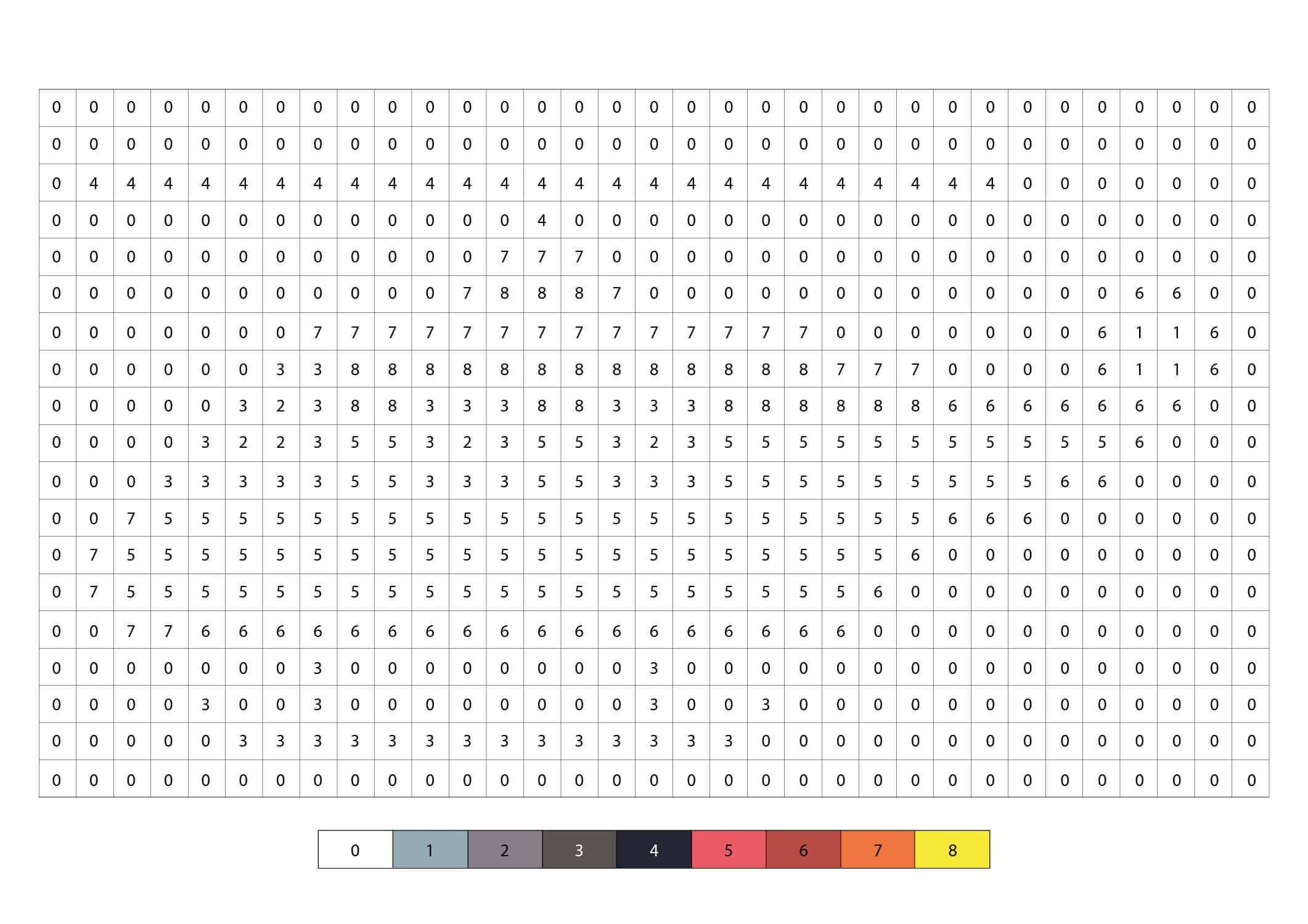 Helicopter Pixel Color by Number