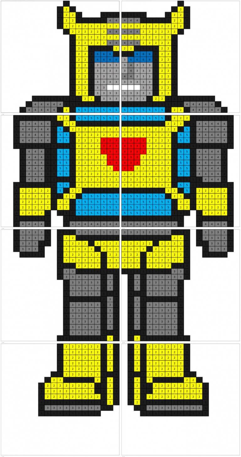 Bumblebee Standing Color By Number