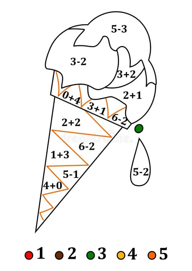 Ice Cream Free Download Color By Number