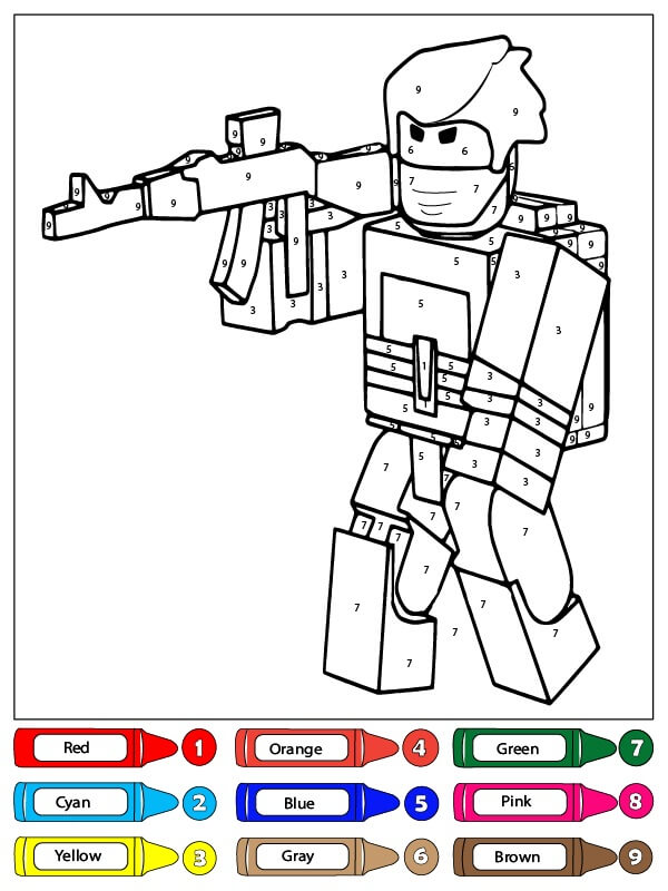 Roblox Holding Aka Color By Number