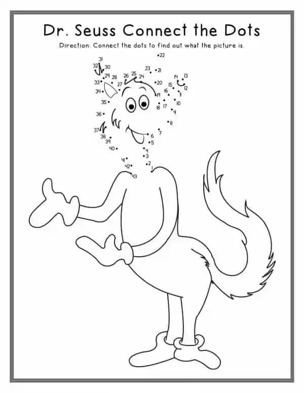 Funny Cat In The Hat Color By Number