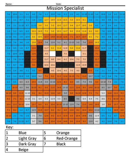 Mission Specialist Fortnite Color By Number