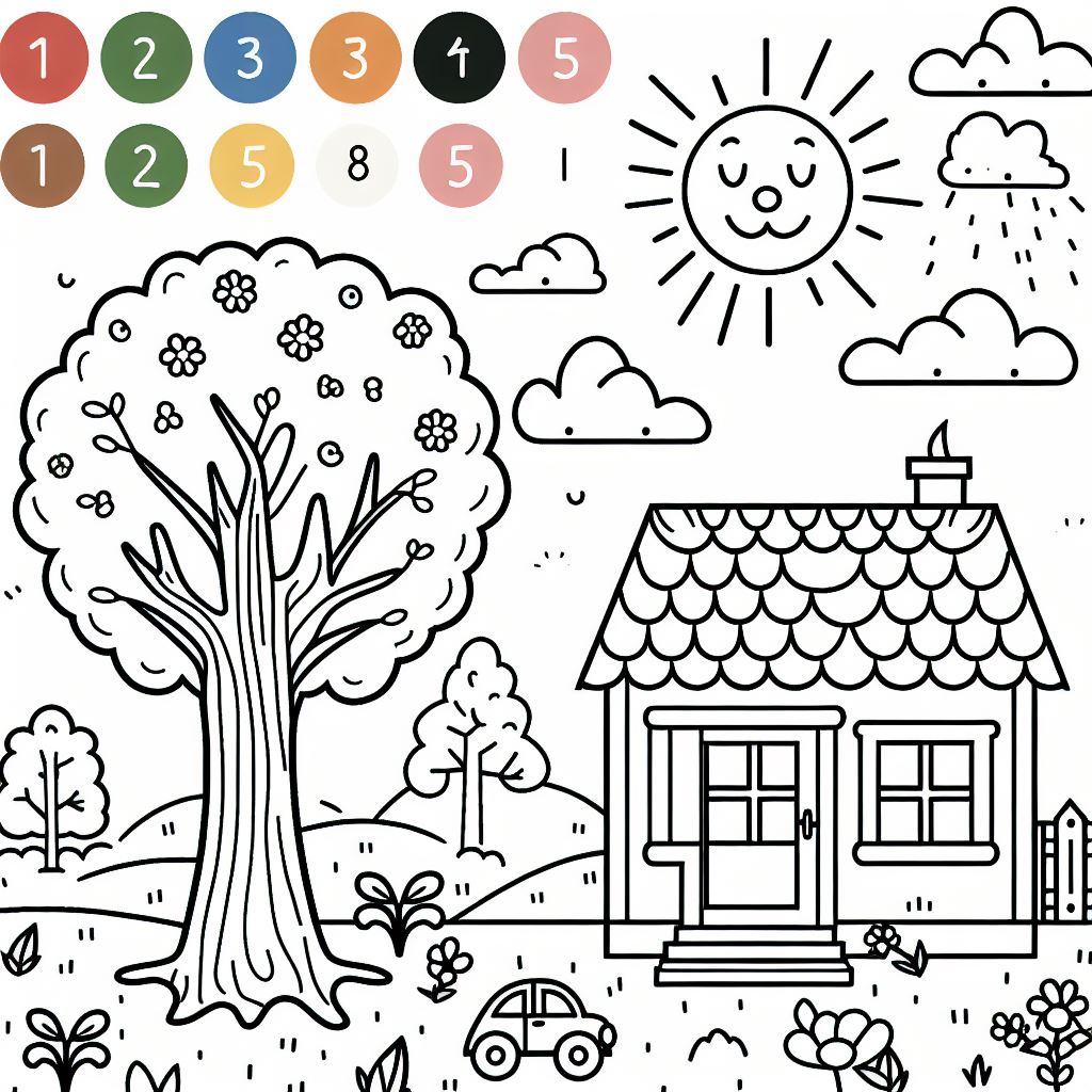 Adorable 1st Grade Color By Numbe