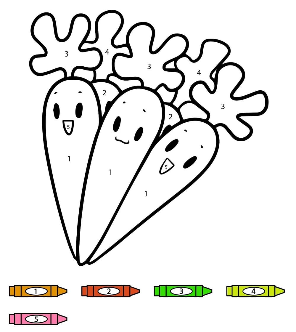 Carrot Color By Number