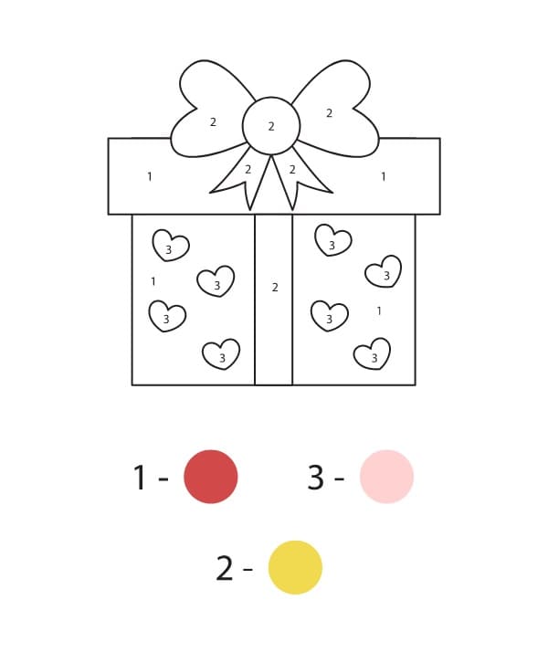 Birthday Gift Color By Number