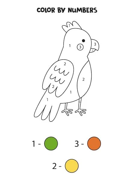 Parrot Color By Number