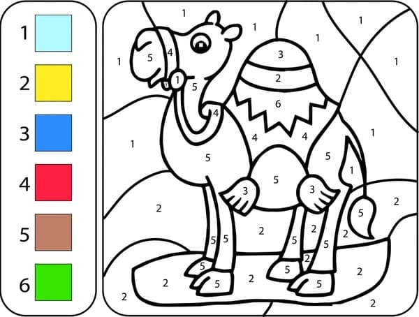 Camel Color By Number