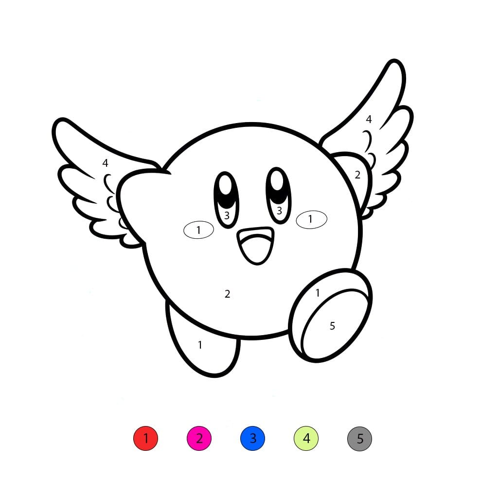 Kirby Color By Number