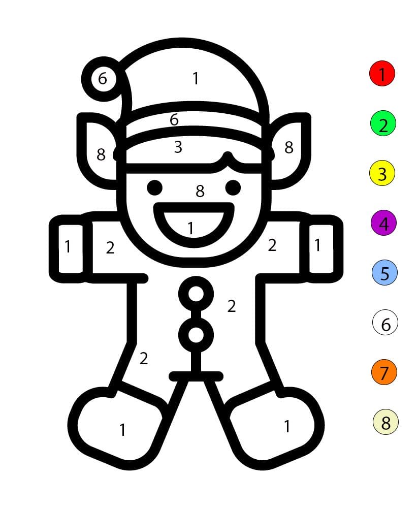 Elf Normal Color By Number