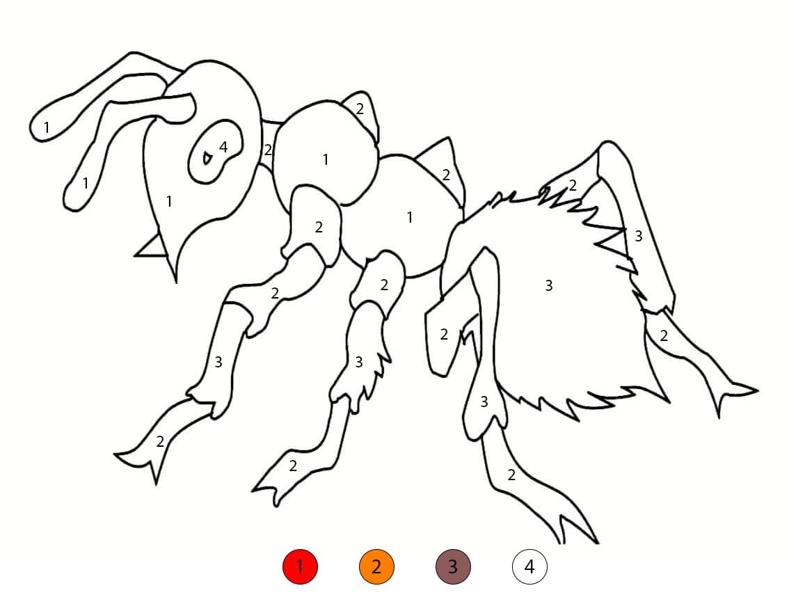 Ant Free Pictures Color By Number