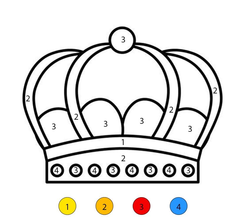 Crown Nice Color By Number