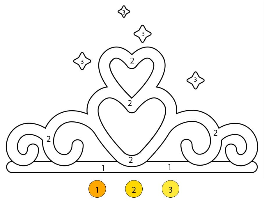 Crown Princess Color By Number