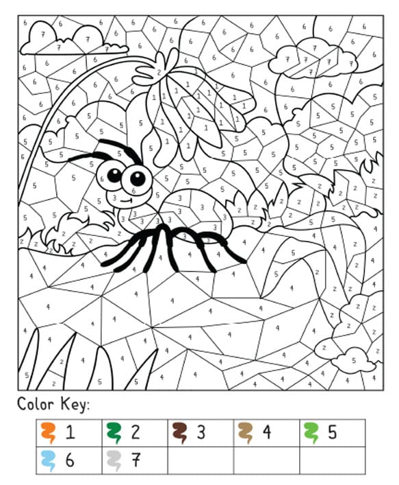 Cute Ant Color By Number