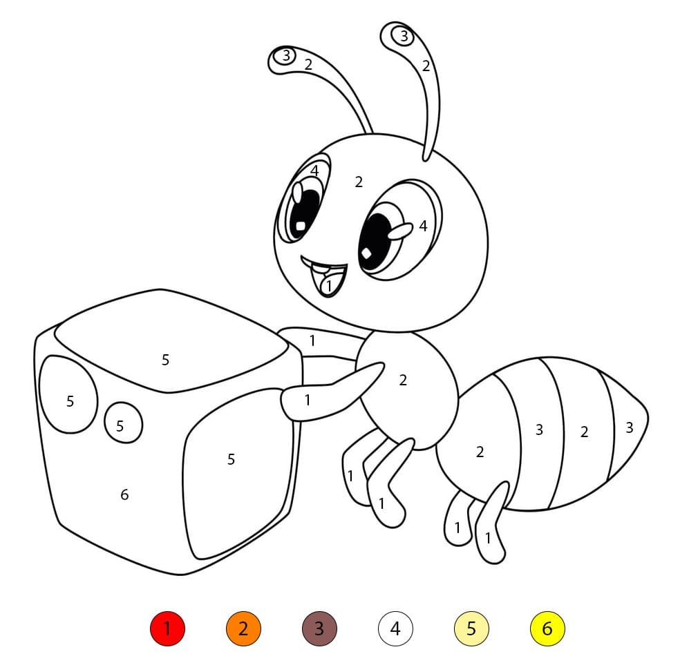 Ant Color By Number