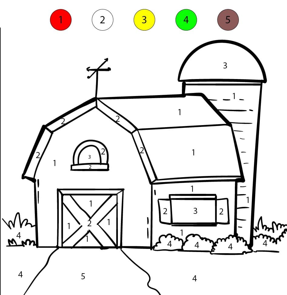 Print Barn Color By Number