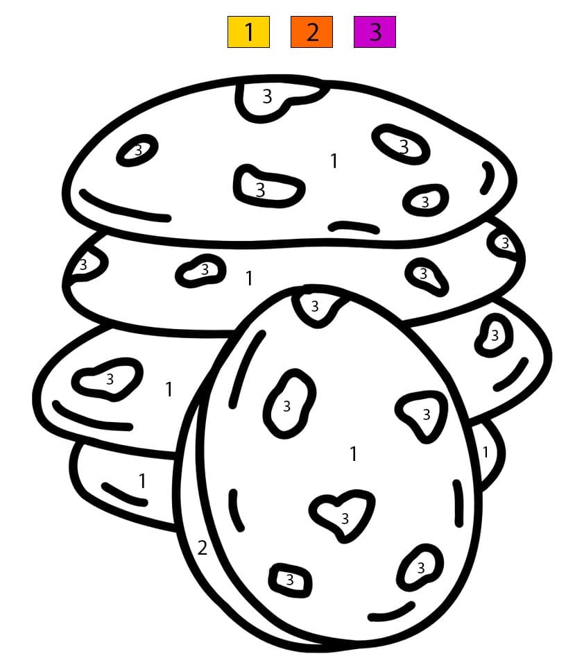 Cookie Image Color By Number