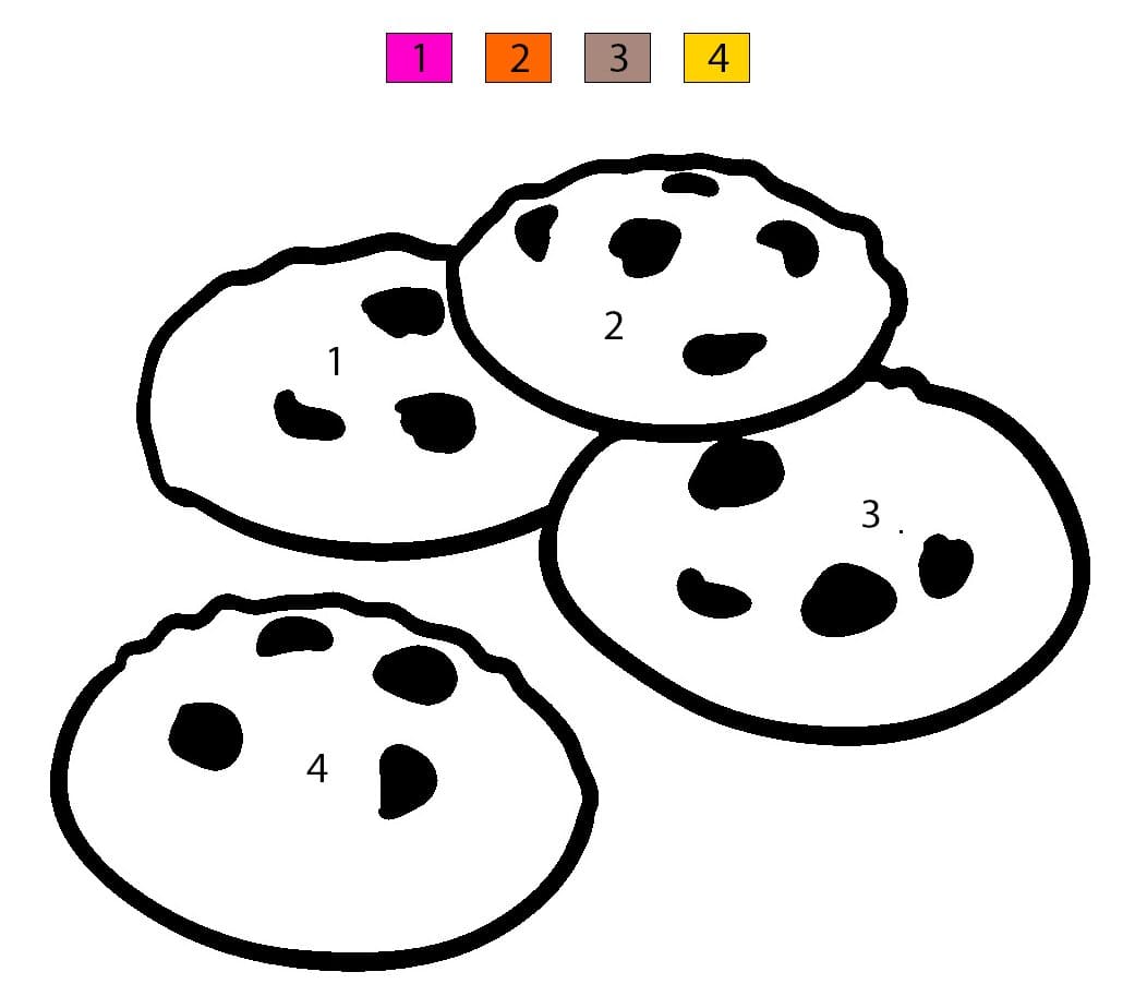 Cookie Color By Number