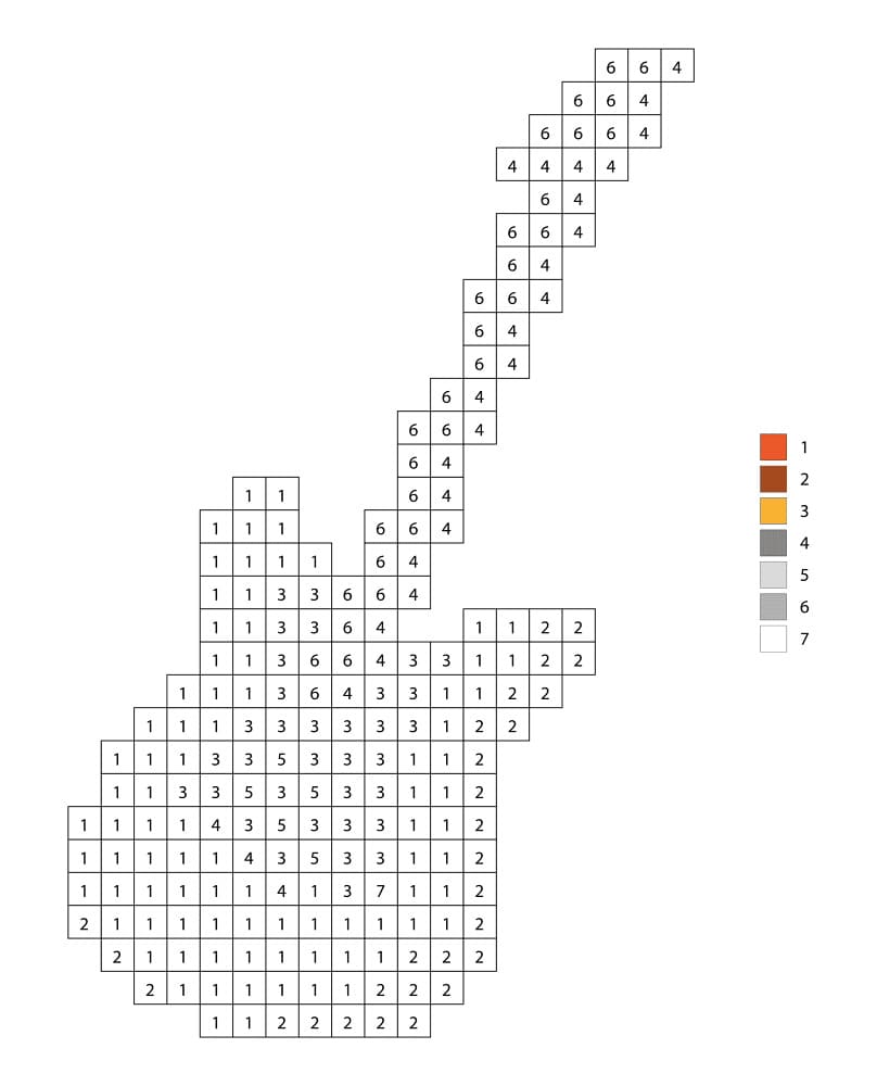 Pixel Electric Guitar Color By Number
