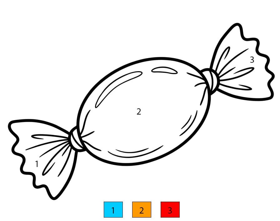 A Candy Color By Number