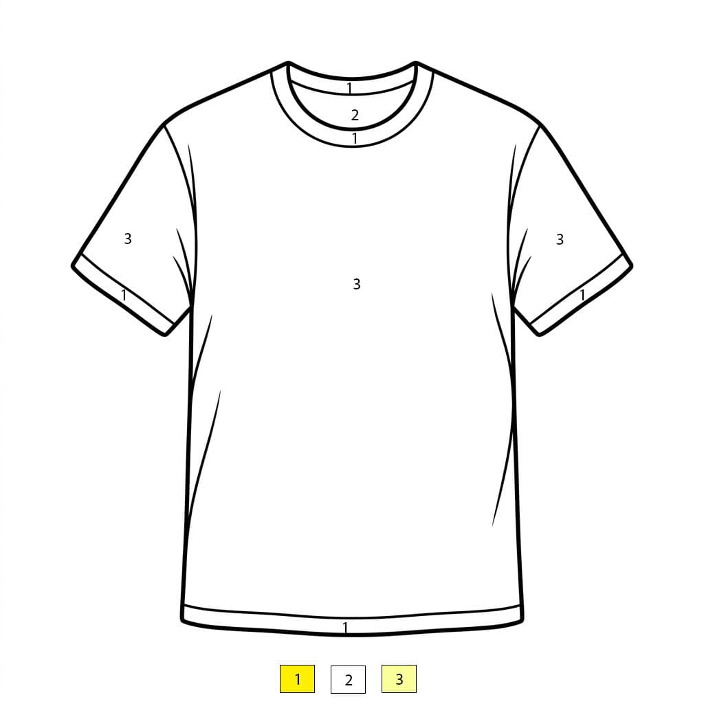 Clothes Color By Number