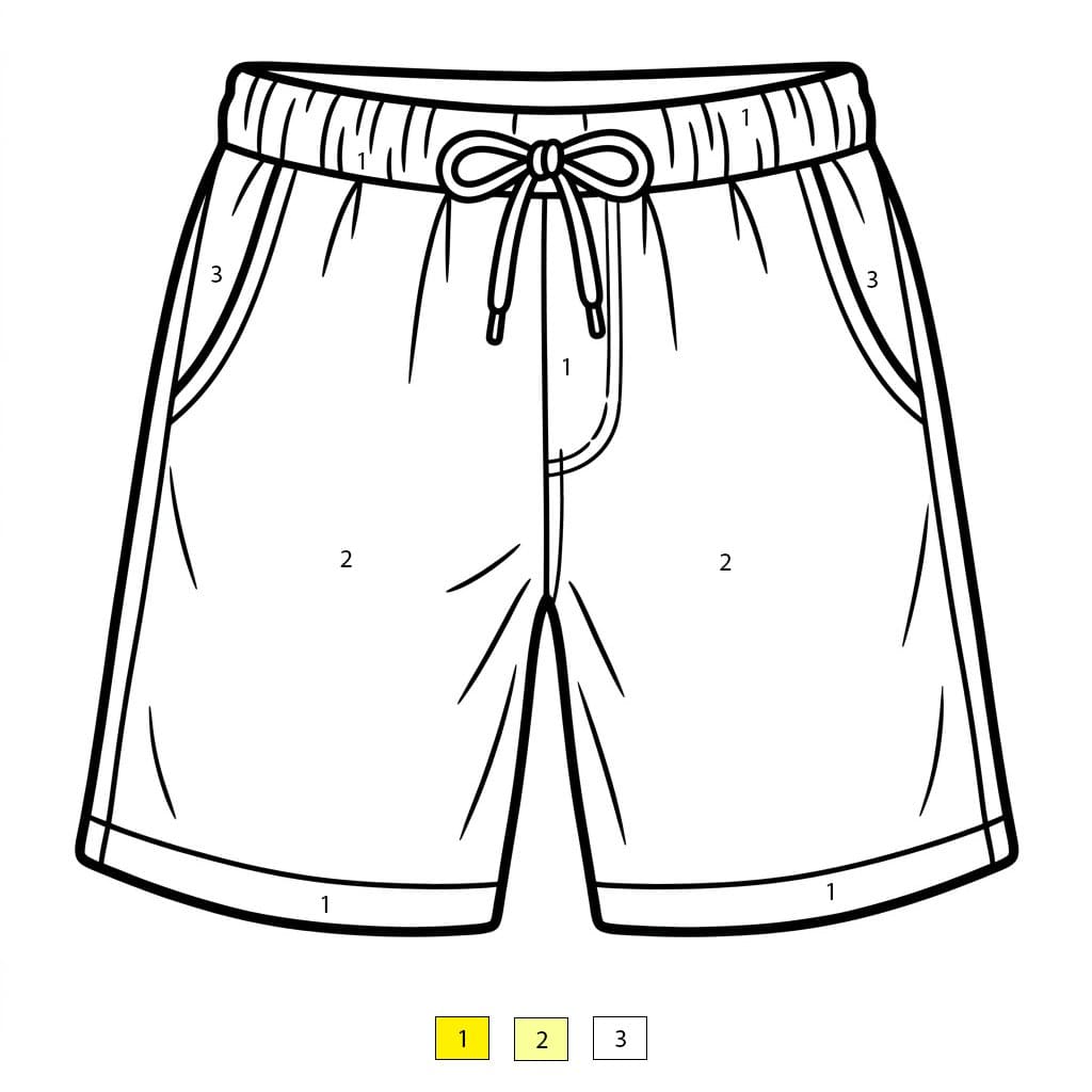 Clothes Normal Color By Number