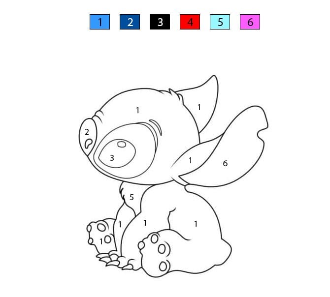 Simple Stitch Color By Number