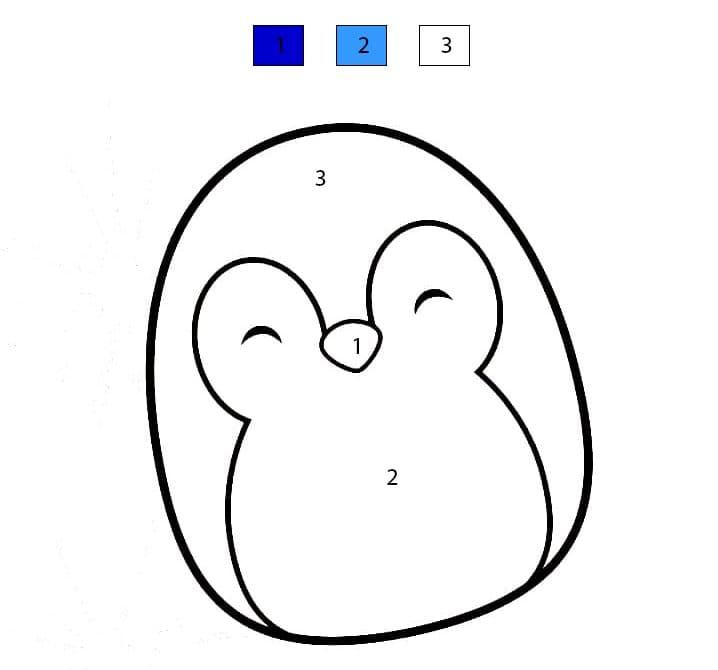 Squishmallows Color By Number