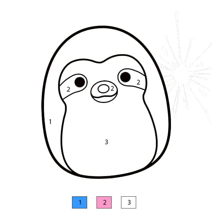 Squishmallows Taylor Color By Number