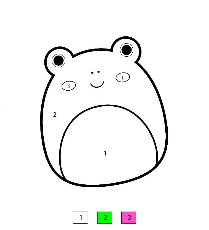 Squishmallows Wendy Color By Number
