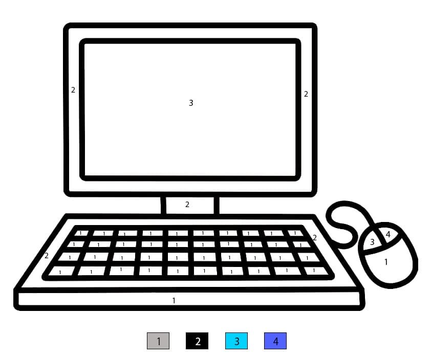 Computer Free Image Color By Number