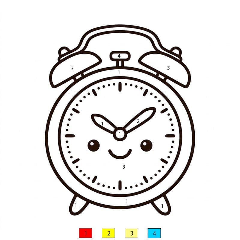 Cute Watch Color By Number