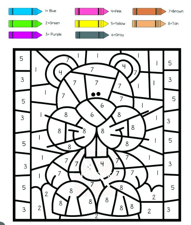 Free Groundhog Color By Number