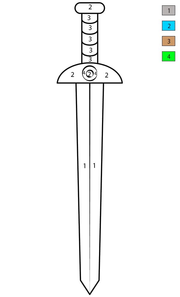 Good Sword Color By Number
