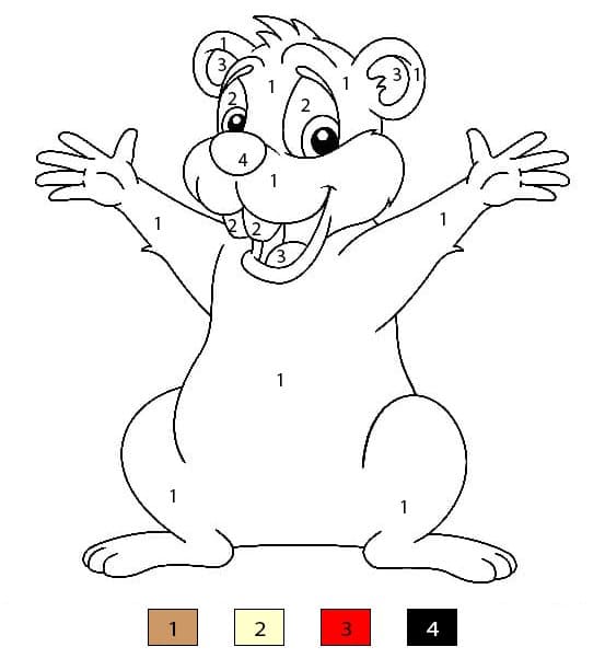 Groundhog Free Color By Number