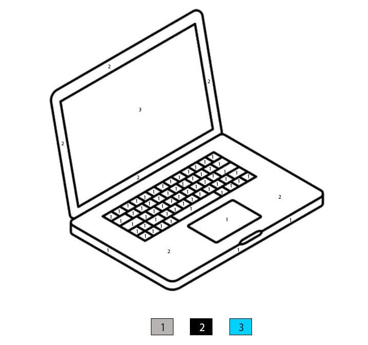 Mini Computer Color By Number