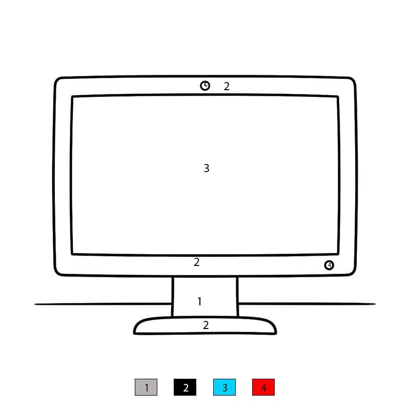 Monitor Computer Color By Number
